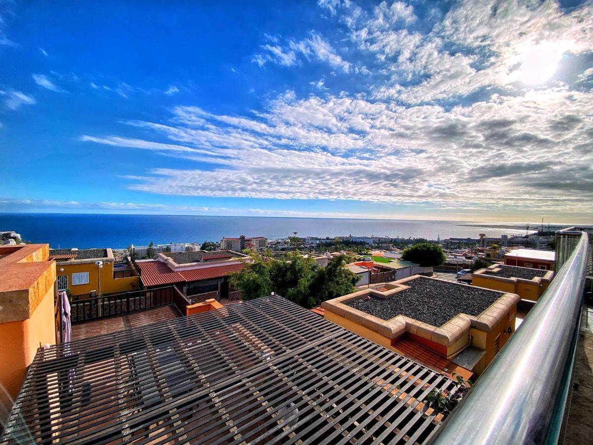 Luxury 5 Star Villa Violetta With Amazing Sea View, Jacuzzi And Heated Pool San Agustin  Exterior photo