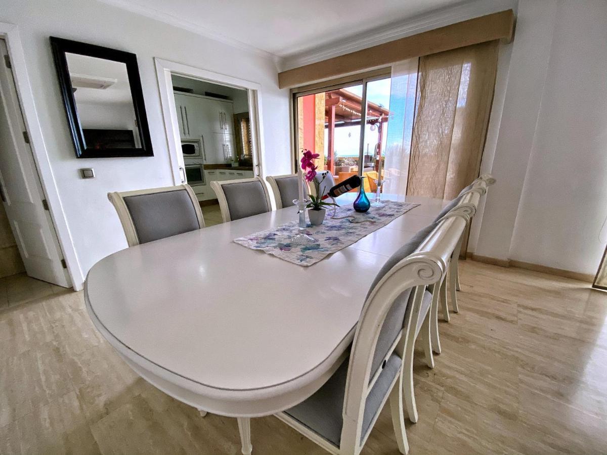 Luxury 5 Star Villa Violetta With Amazing Sea View, Jacuzzi And Heated Pool San Agustin  Exterior photo