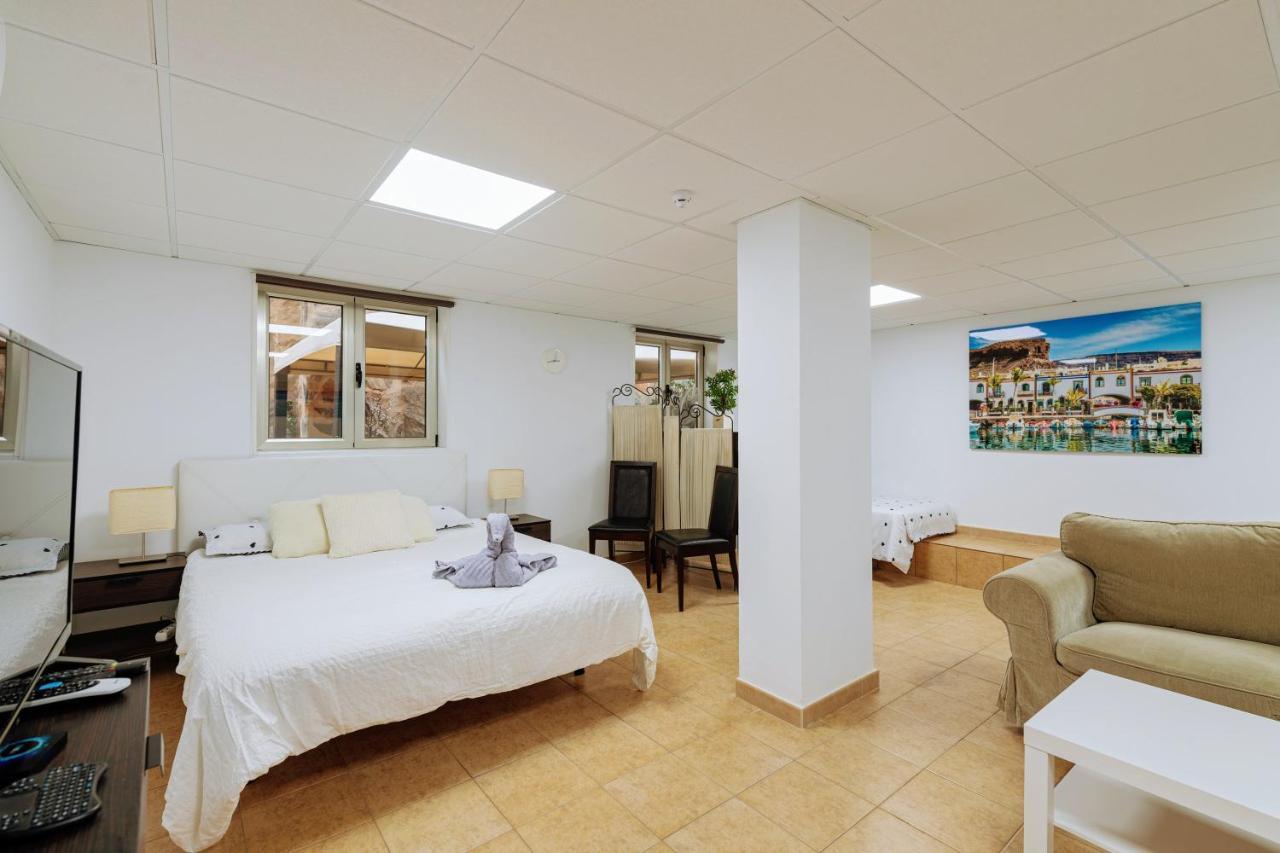 Luxury 5 Star Villa Violetta With Amazing Sea View, Jacuzzi And Heated Pool San Agustin  Exterior photo